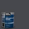 Behr Premium Gal Ppu A Dark Secret Urethane Alkyd Satin Enamel