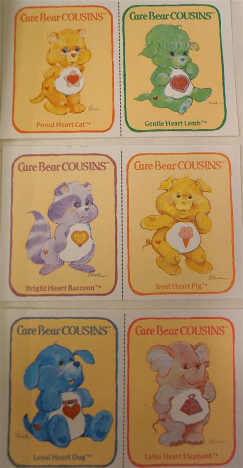 General Mills History — Care Bear Cousins In 1985 You Could Get