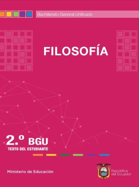 Libro de Filosofía 2 BGU Descargar PDF 2025