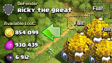 Clash Of Clans Best Place To Farm Lootbest League For Gaining Millions Of Loot Youtube