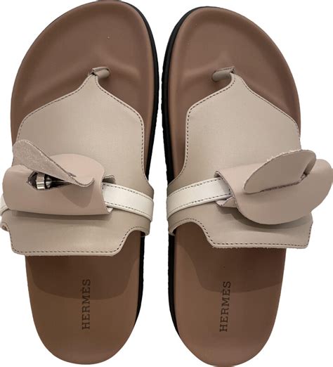 Hermes Empire Leather Sandal Shopstyle