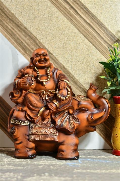 Polished Polyresin Laughing Buddha Statue For Home At Best Price In Meerut