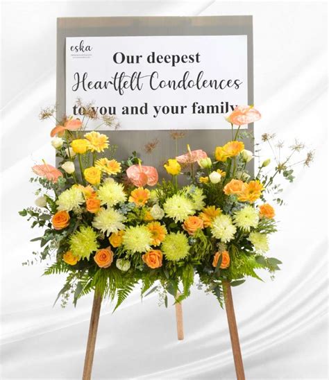 Enduring Love Condolence Wreath Condolences Flower Stands Eska