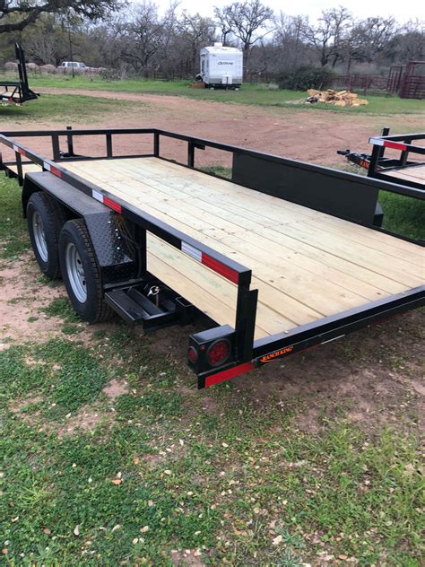 Ranch King 6'10 x 16 Tandem Axle Utility Trailer with ramps- 1088