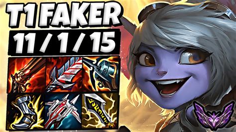 T Faker Tristana Vs Neeko Mid Lol Korea Master Patch Youtube