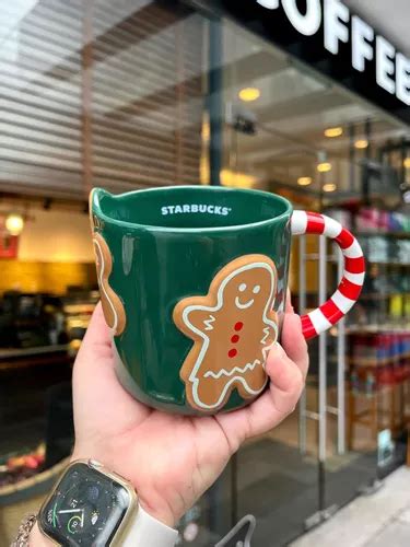 Taza Starbucks Muñeco De Jengibre Galleta Navidad Navideño Envío gratis