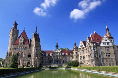 Moszna Castle in Poland - Opole Voivodeship