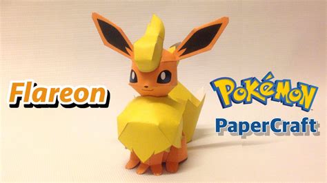 Flareon Pokemon Papercraft Pokemon Pokemon Craft Pokemon Images And