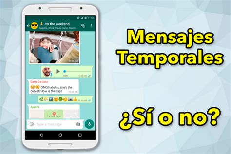 Activar Mensajes Temporales Whatsapp Gu A Completa