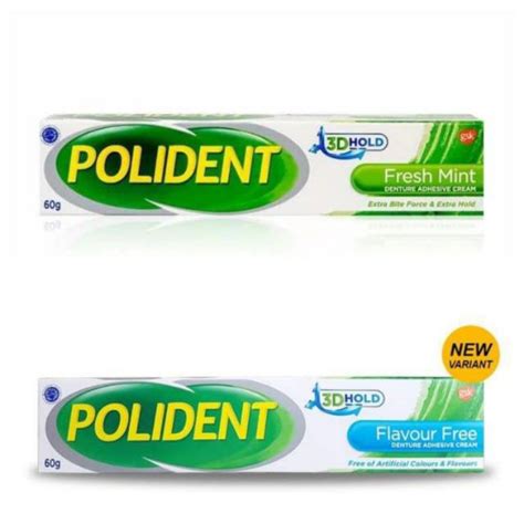 Jual Polident Lem Gigi Palsu Denture Adhesive Cream Polident Fresh