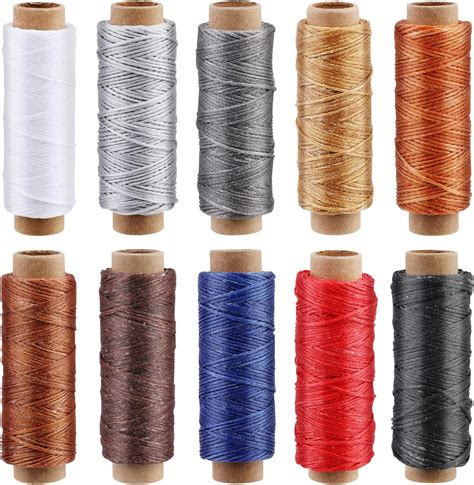 Yeqin Yards D Leather Sewing Waxed Thread Cord For Leather Craft