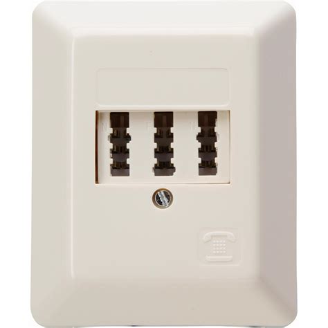 Telephone Connection Socket Tae 1 Lines And 2 Additional Devices 3×6