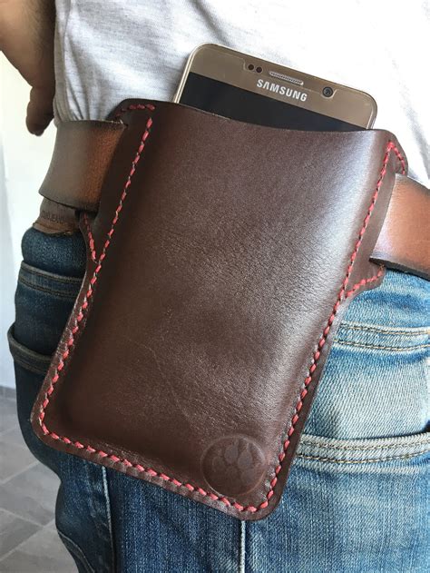 Leder Handytasche für Gürtel iPhone Gürtel Loop Gürteltasche Etsy de