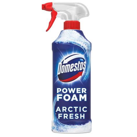 Domestos Power Foam Arctic Fresh Toilet and Bathroom Cleaner Case of 6 ...