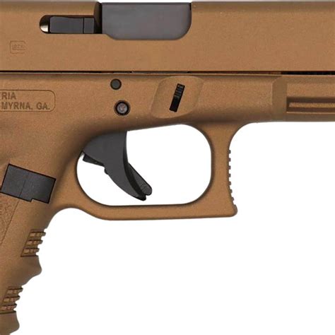 Glock 17 Gen3 9mm Luger 45in Burnt Bronze Cerakote Pistol 171 Rounds Sportsmans Warehouse