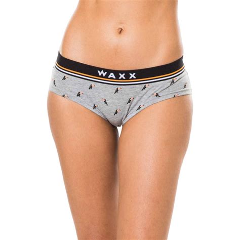 Shorty Femme Coton Bio Et Taille Lastique Motif P Lican Waxx