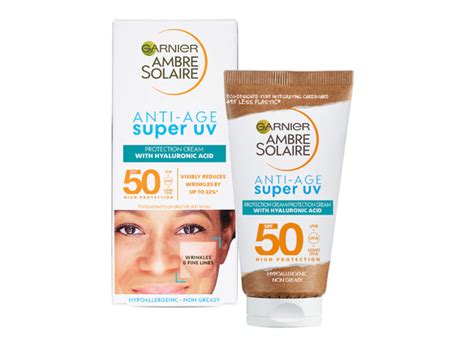 Garnier Ambre Solaire Anti Age Super Uv Hyaluronic Acid Spf 50 50 Ml