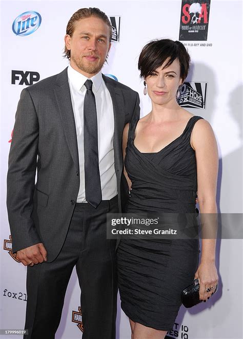 Charlie Hunnam And Maggie Siff Arrives At The Fxs Sons Of Anarchy