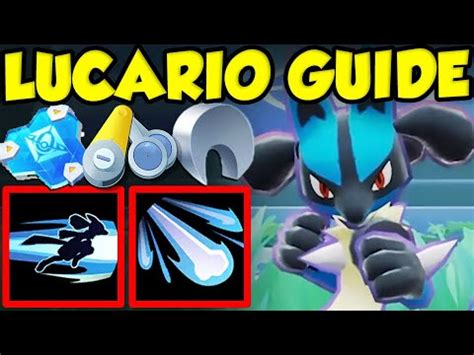 UPDATED POKEMON UNITE LUCARIO GUIDE BEST Pokemon Unite Lucario