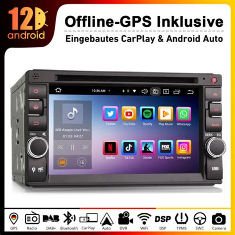 Kern Gb Doppel Din Android Autoradio Navi Dvd Carplay Dsp Dab