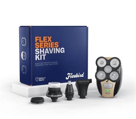 Freebird FlexSeries Men S Shaving Kit Electric Rotary Head Shaver And