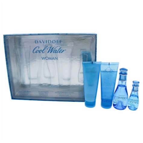 Davidoff Cool Water For Women 4 Pc Gift Set, 4 Pc Gift Set - Kroger