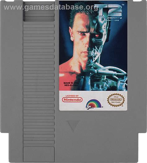 Terminator Judgment Day Nintendo Nes Artwork Cartridge