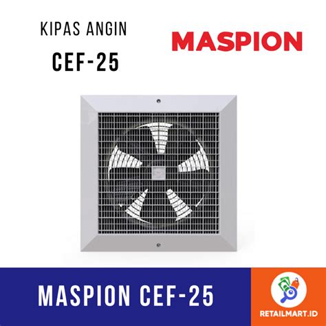 Jual Maspion Cef Ceiling Exhaust Fan Exhaust Plafon Inch Cef