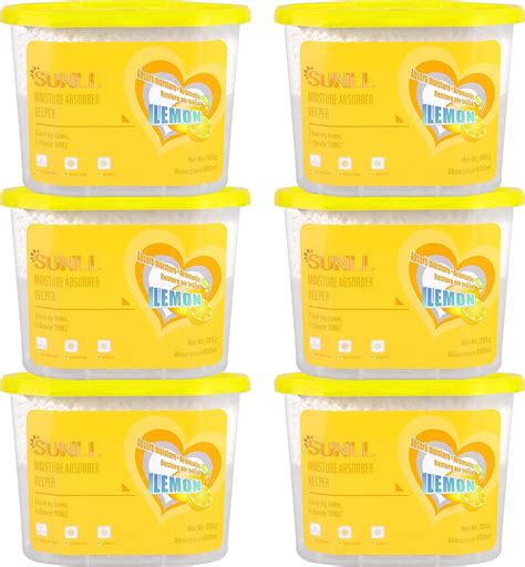 Amazon SUNLL Moisture Absorber Boxes 6 Pack 12 5 Oz 600ML