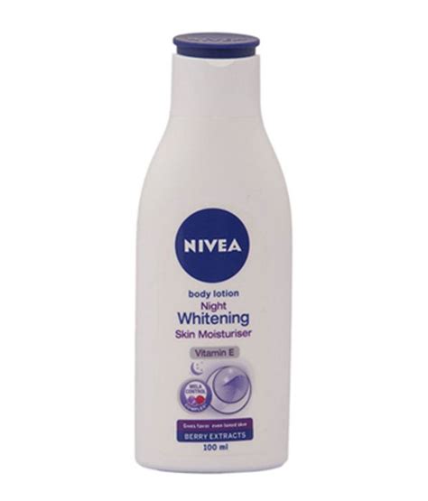 Nivea Body Lotion Night Whitening Skin Moisturiser 100ml Buy Nivea