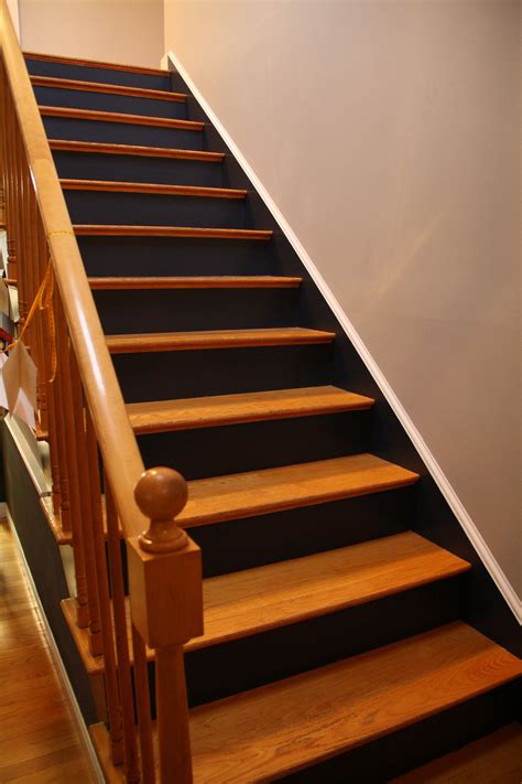 Painted Stair Treads Black Linwood Kruger