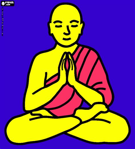 Buddhist Coloring Page Printable Buddhist