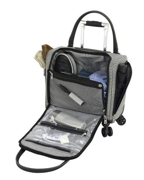 London Fog Cambridge 15 8 Wheel Under The Seat Bag In Black Lyst