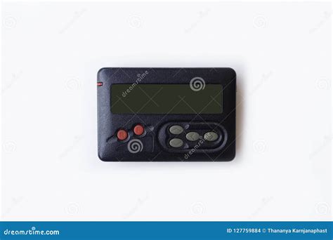 Old beeper or pager stock photo. Image of beeper, object - 127759884