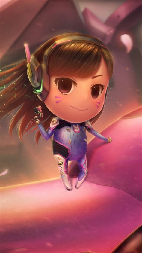 X Overwatch Kid Dva Artwork Sony Xperia X Xz Z Premium Hd K