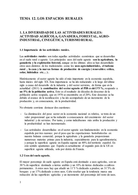 Los Espacios Rurales PDF