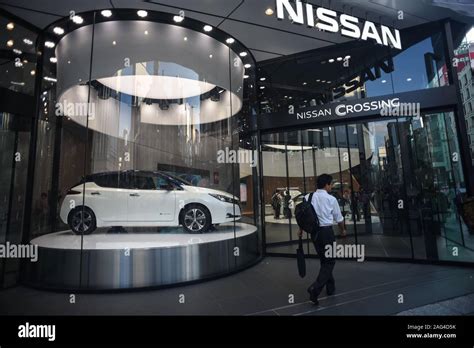 LEAF Nissan S 100 Electric Car At Nissan Crossing Flagship Showroom