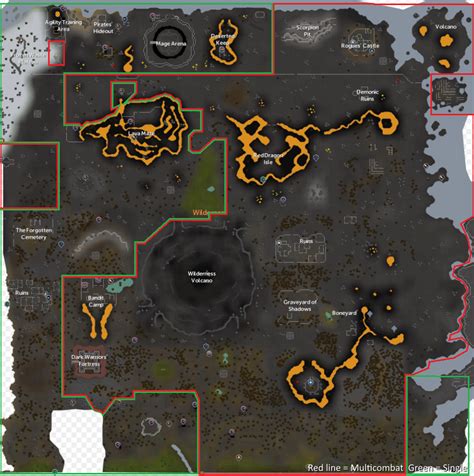 Filemulticombat Areas In The Wildernesspng The Runescape Wiki