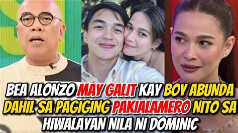 Galit Si Bea Alonzo Kay Boy Abunda Dahil Sa Pagiging PAKIALAMERO Nito