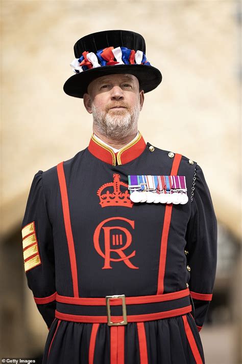 Beefeaters At The Tower Of London Get New Coats Bearing King Charles