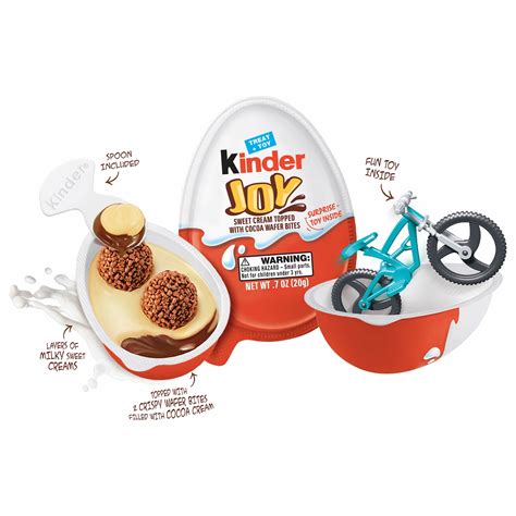 kinder joy chocolate surprise egg oz pk walmartcom