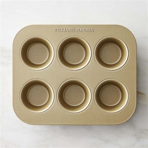 Williams Sonoma Goldtouch® Pro Nonstick Muffin Pan 6 Well Williams Sonoma