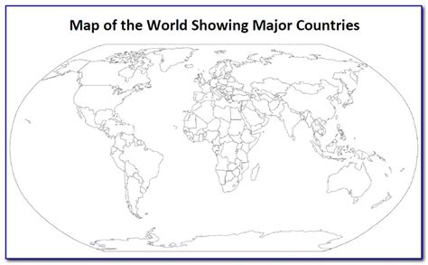 Large Printable World Map Outline Prosecution Sexiz Pix