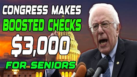 Congress Finally Makes It Happen 3000 Boosted Checks Get Before End