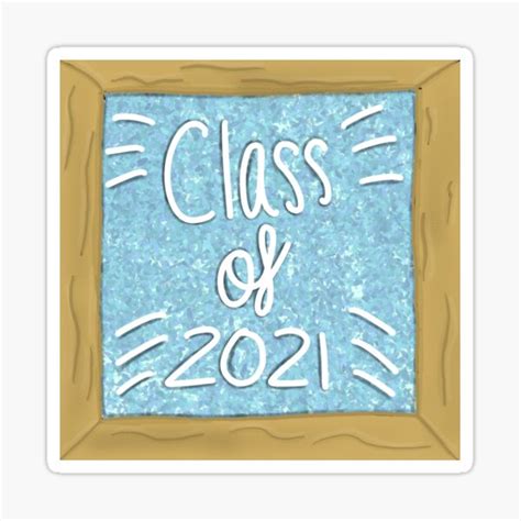 Class Of 2021 Sticker For Sale By Vpittore Redbubble