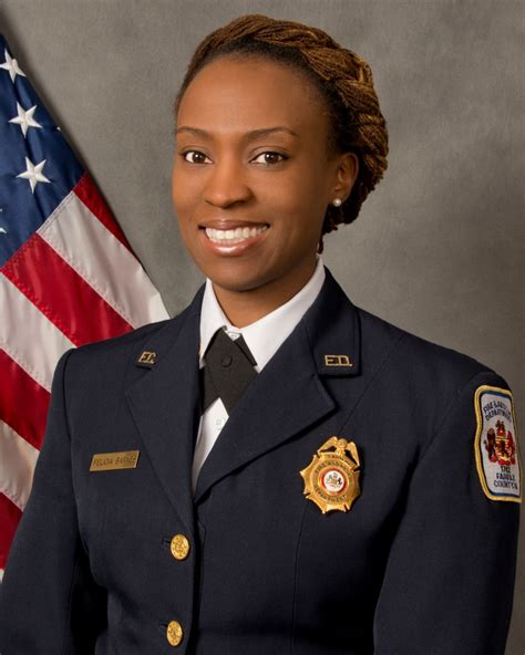 Fire Chief Butler Announces Promotion Of Battalion Chief Felicia Barnes Fcfrds First African