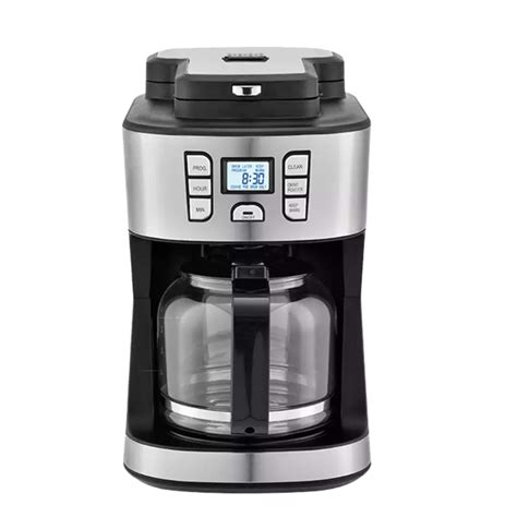 2 in 1 Filter Coffee Maker-Use Ground coffee or Beans-Integrated ...