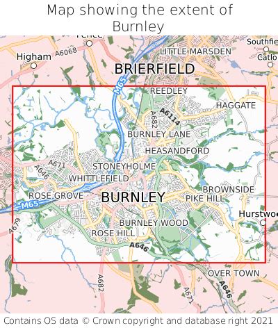 Where is Burnley? Burnley on a map