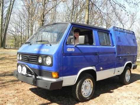 1986 VW Doka SYNCRO 4WD with 2 Lockers. Extreme low miles! Excellent! NO RESERVE - Classic ...