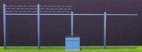 Sims 4 Chain Link Fence Cc